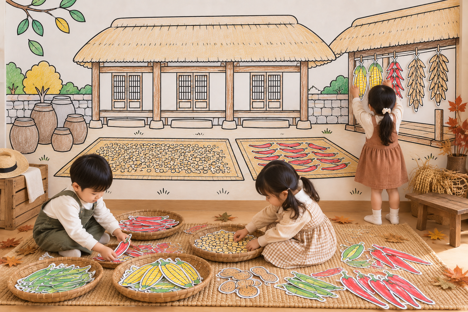 가을 햇살 건조장!