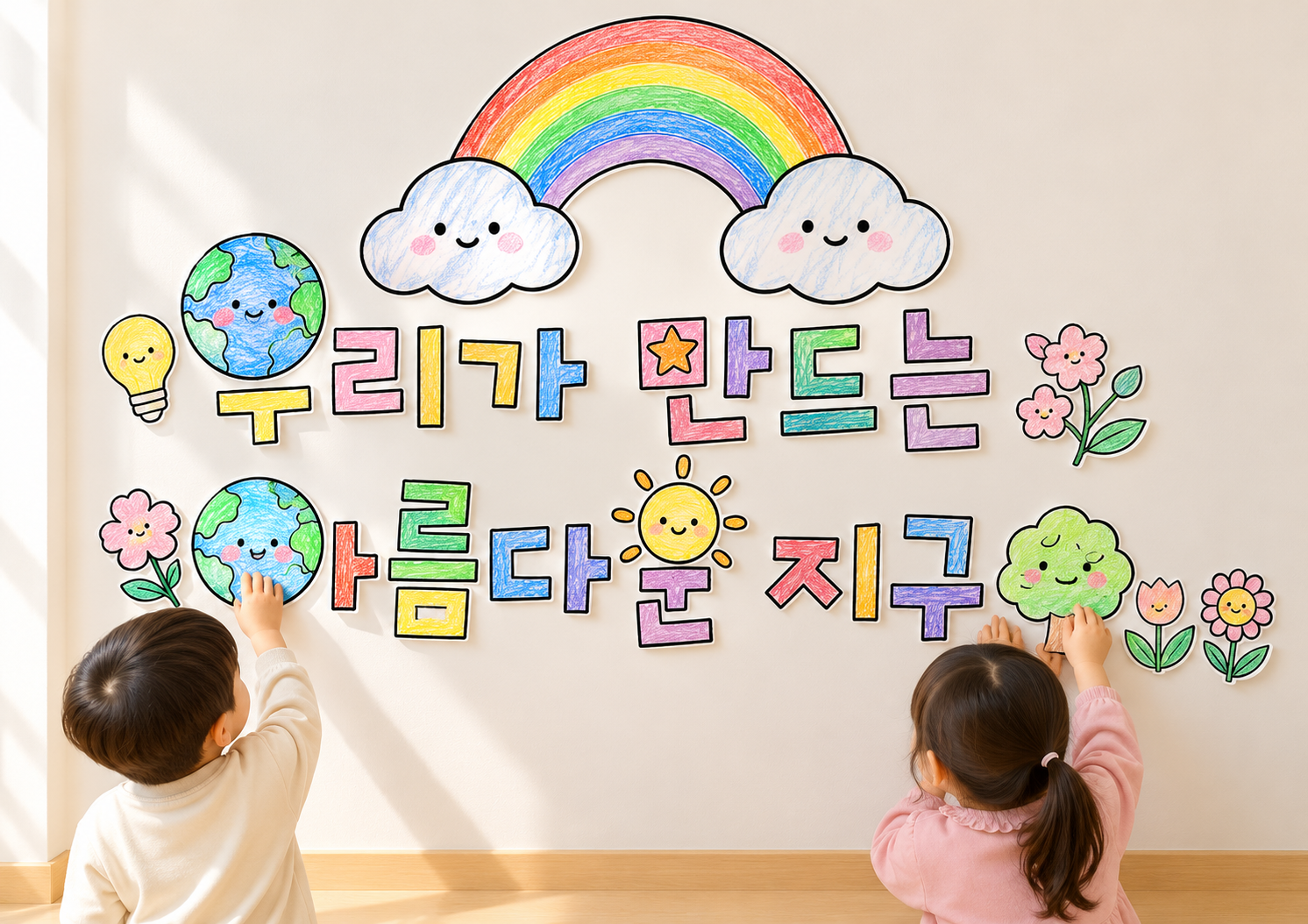 지구야, 우리가 지켜줄게